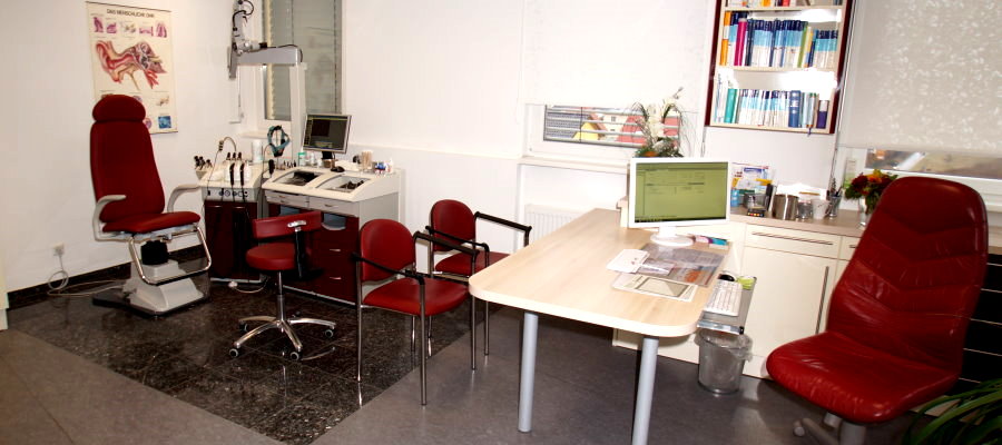 Sprechzimmer der früheren Praxis