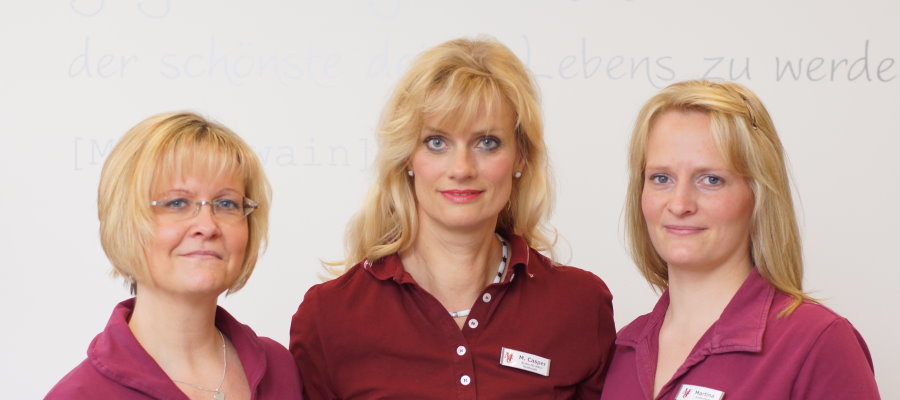 Maren Roggan, Martina Casper und Martina Thiel